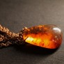 Vintage amber pendant